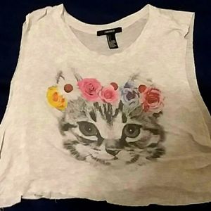 kitten crop top